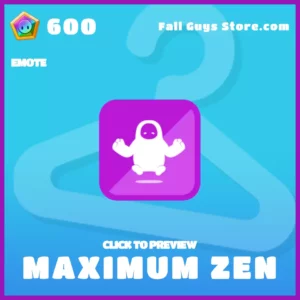 Maximum Zen Fall Guys Emote