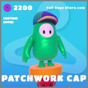 Patchwork Cap Costume Upper Skin in Fall Guys