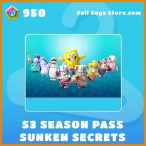 Season 3 Sunken Secrets Fall Guys Season Pass Battle pass