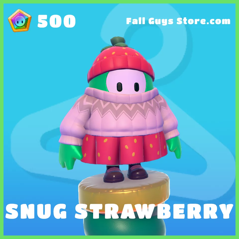 Snug Strawberry Costume Skin in Fall Guys