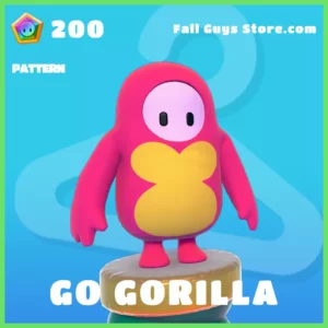 go gorilla pattern fall guys