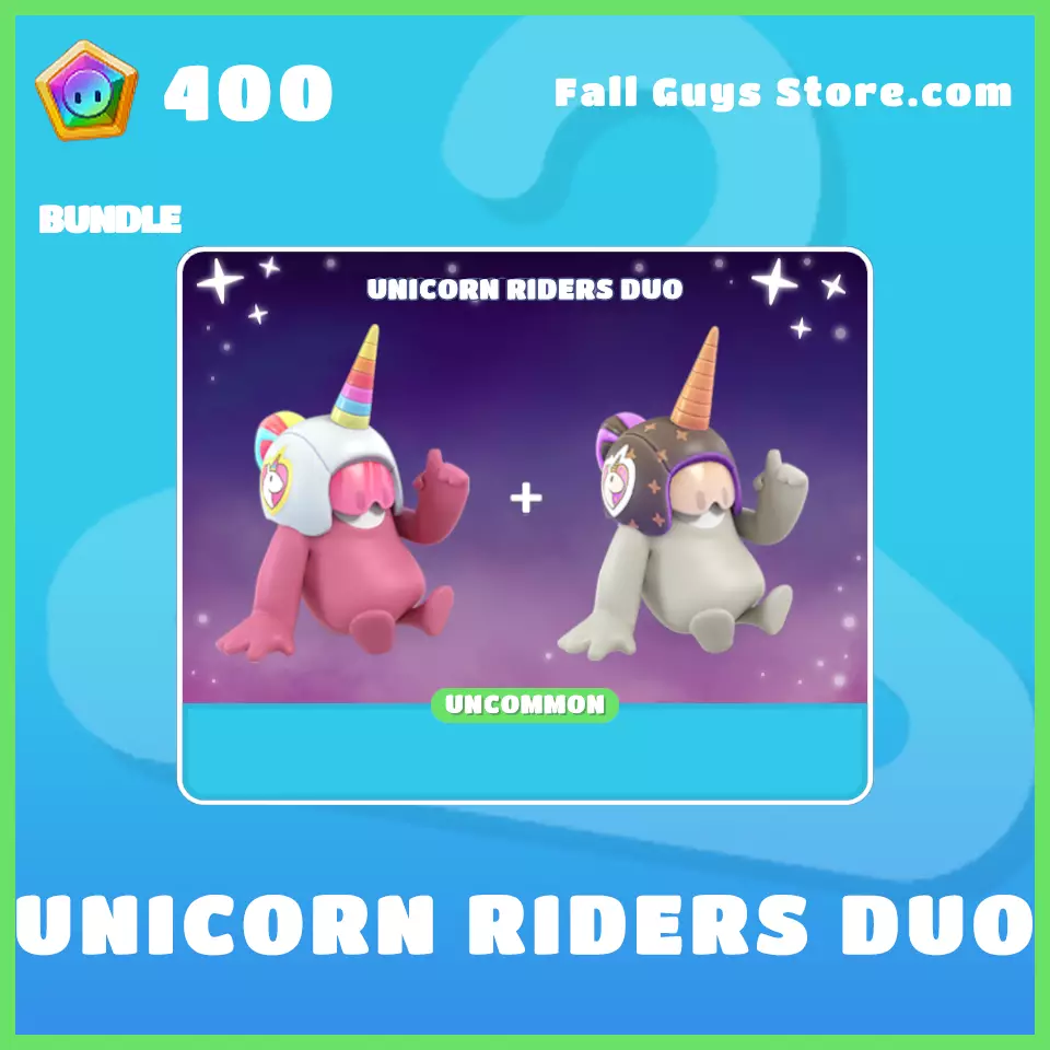 unicorn riders duo bundle fall guys