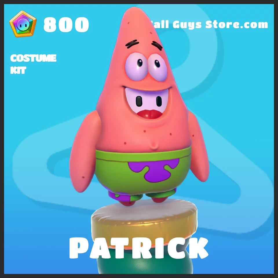 Patrick Fall Guys Spongebob Costume Skin