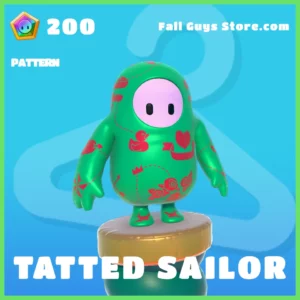Tatted Sailor Pattern in Fall Guys