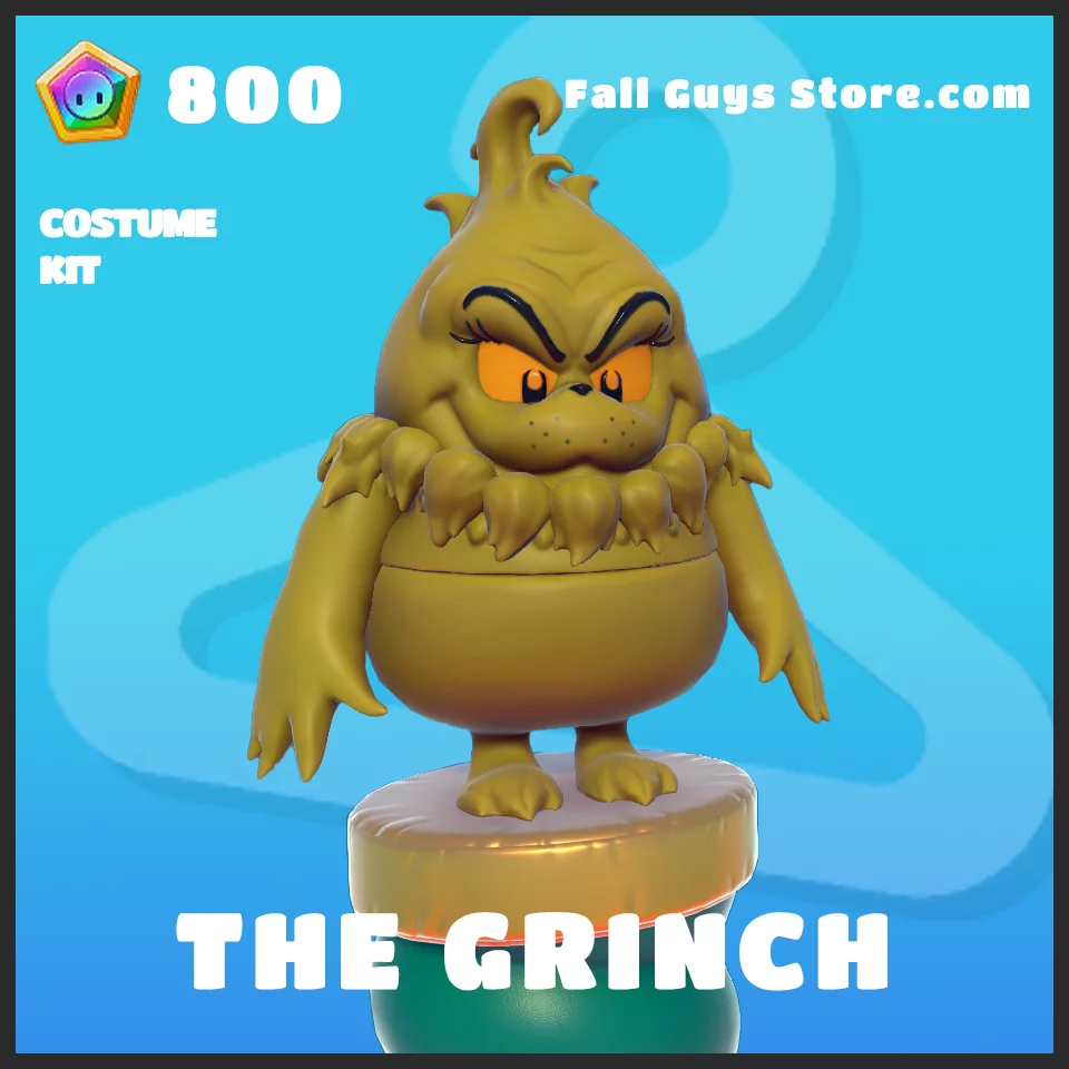 The Grinch Fall Guys Costume Kit Skin