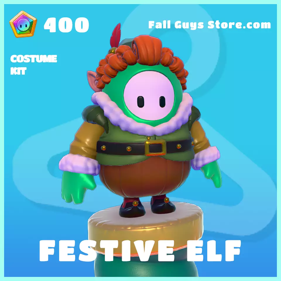 festive elf costume fall guys