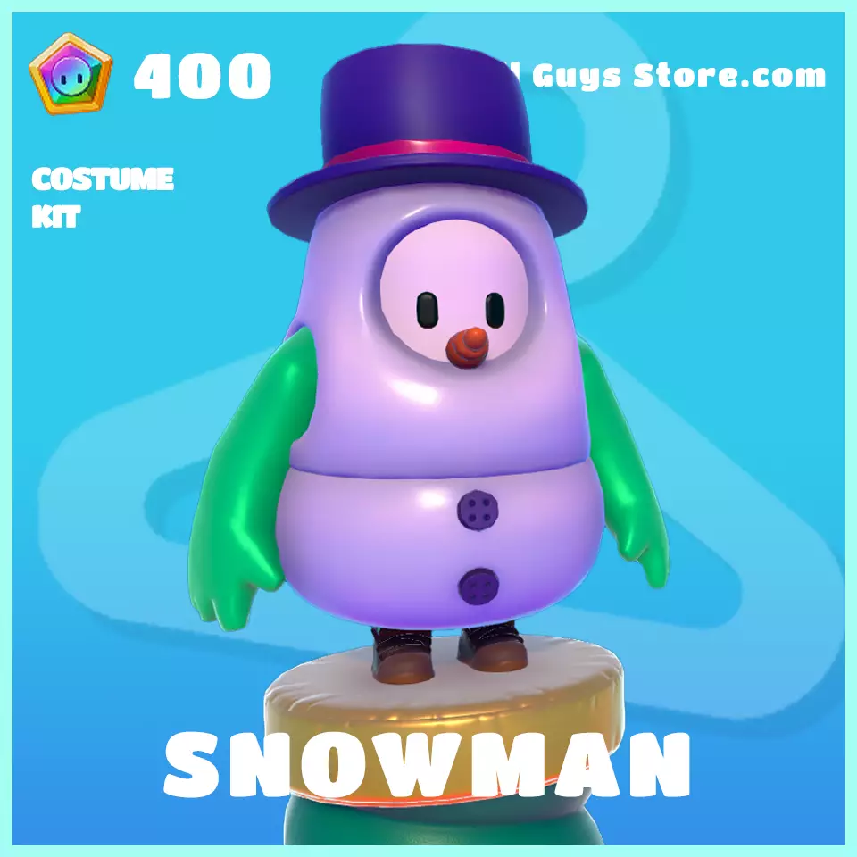 snowman costume fall guys