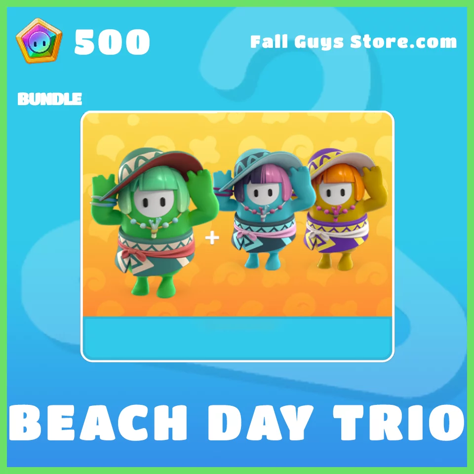 Beach Day Trio Bundle in Fall Guys