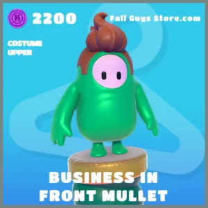 Business in Front Mullet Costume Upper in Fall Guys
