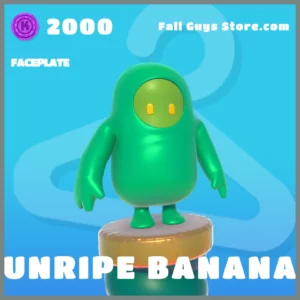 Unripe Banana faceplate in Fall Guys