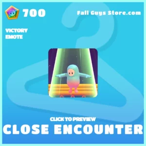 Close Encounter Victory Emote in Fall Guys