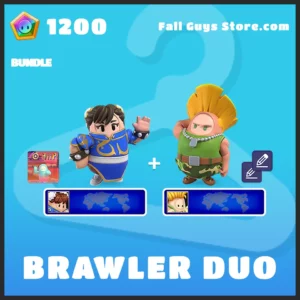 Brawler Duo Guile Chun-Li Fall Guys Street Fighter Bundle