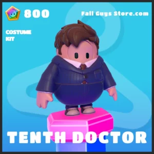 Tenth Doctor Doctor Who Skin in Fall Guys