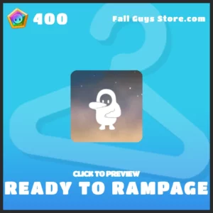 Ready to Rampage Emote in Fall Guys