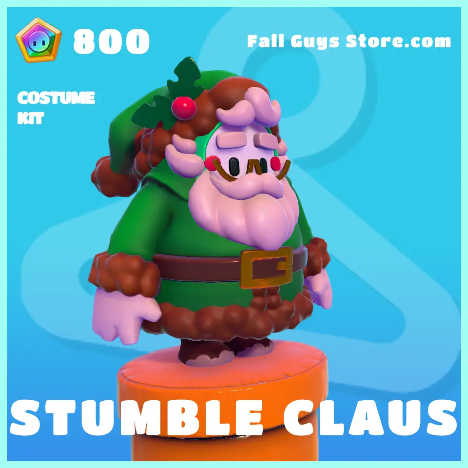 Stumble Claus Costume Kit Skin in Fall Guys