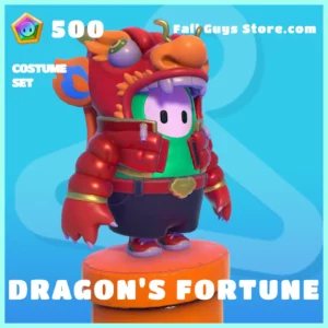 Dragon's Fortune Costume Set Skin in Fall Guys