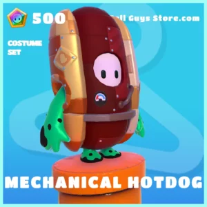 Mechanical Hotdog Costume Skin in Fall Guys