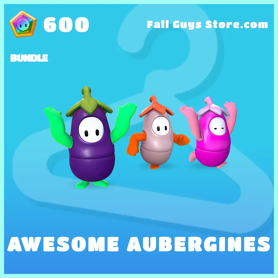 Awesome Aubergines Bundle in Fall Guys