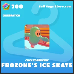 Frozone's Ice Skate Celebration from The Incredibles in Fall Guys