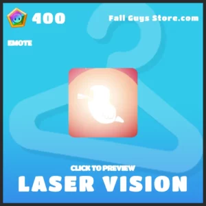 Laser Vision Emote in Fall Guys