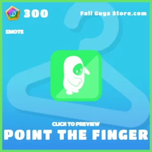 Point the Finger Fall Guys Emote