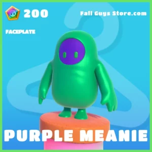 Purple Meanie Faceplate in Fall Guys